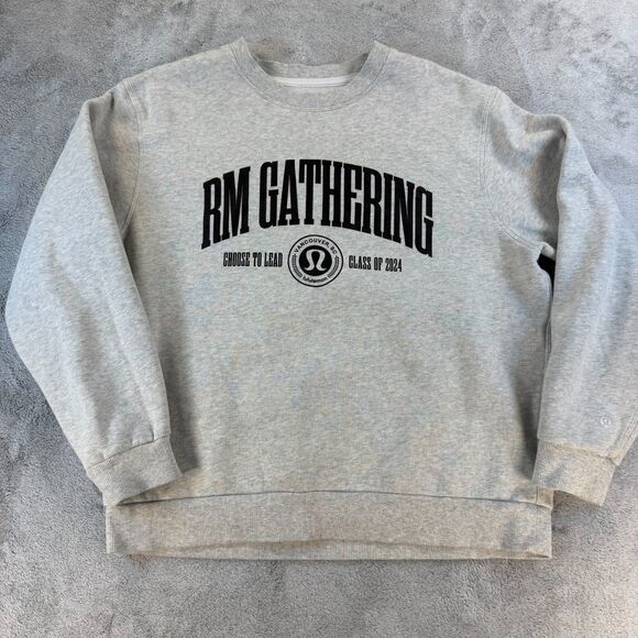 lululemon athletica Tops - Lululemon RM Gathering Crewneck Sweatshirt Women’s Large Gray 2024